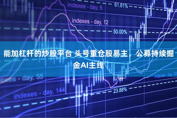 能加杠杆的炒股平台 头号重仓股易主，公募持续掘金AI主线