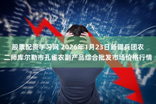 股票配资学习网 2026年1月23日新疆兵团农二师库尔勒市孔雀农副产品综合批发市场价格行情